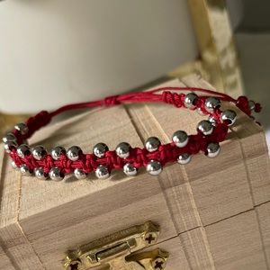 Handmade macrame adjustable bracelet